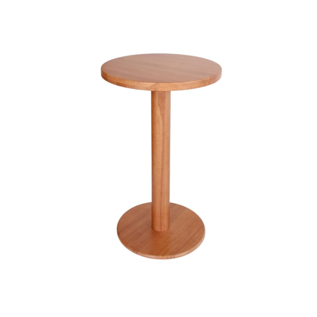 โต๊ะทานข้าวไม้ยางพาราแท้ MAAI DESIGN  รุ่น NAMI TABLE L 60 CM สีโอ๊ค